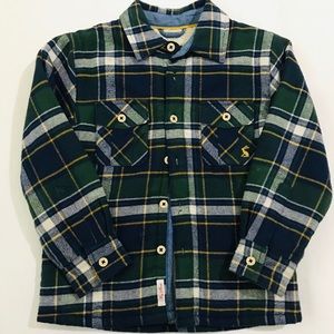JOULES BOY’S SHERPA FLANNEL JACKET